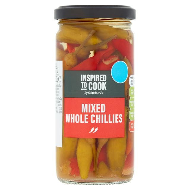 Sainsbury's Mixed Whole Chillies, Inspired to Cook 205g (130g*) - gallery image 1