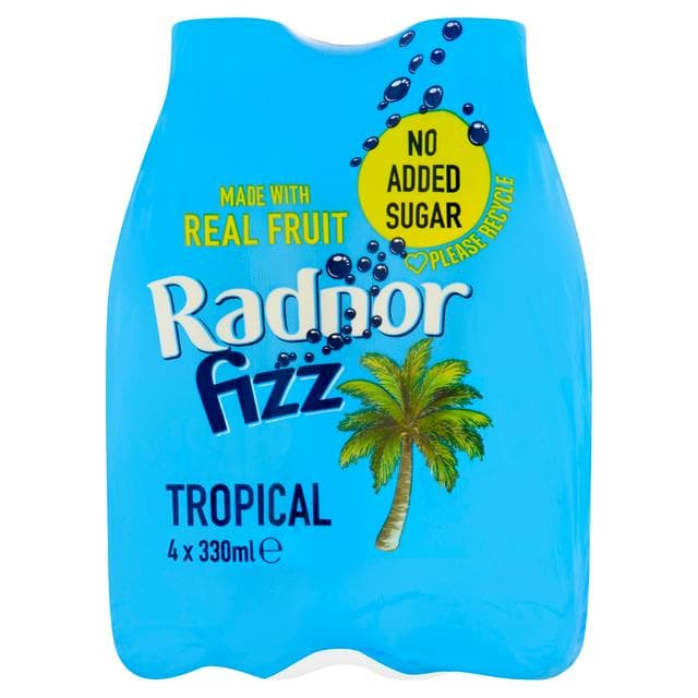Radnor Fizz Tropical x4 330ml - gallery image 1