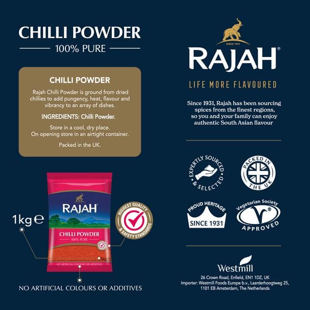 Rajah 1kg Ground Spices Chilli Powder - gallery image 3