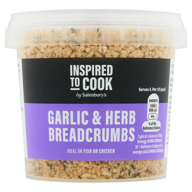 Sainsbury's Garlic & Herb Breadcrumbs, Inspired to Cook 110g - gallery image 1