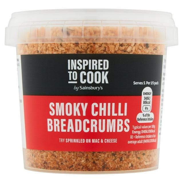 Sainsbury's Smoky Chilli Breadcrumbs, Inspired to Cook 110g - gallery image 1