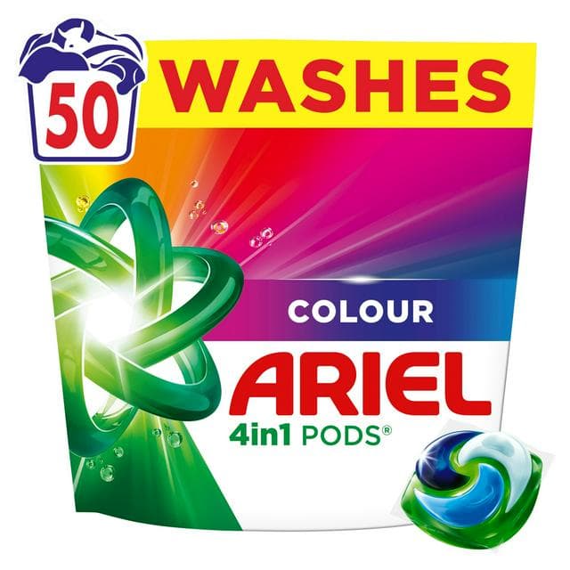 Ariel Pods 50 Wash 4 in 1 Washing Capsules - gallery image 1