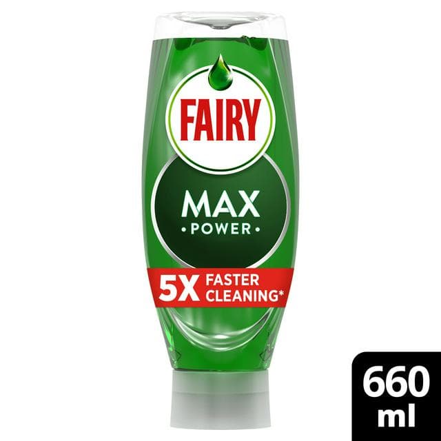 Fairy Max Power Washing Up Liquid Original 660ml - gallery image 1