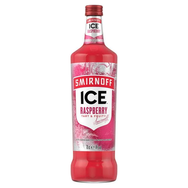 Smirnoff Ice Raspberry Ready To Drink Premix Bottle 700ml - gallery image 1