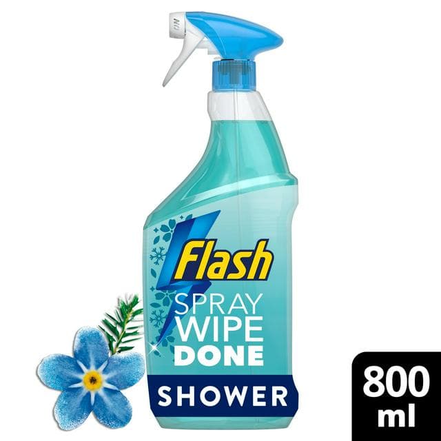 Flash Spray Wipe Done Shower Multi Purpose Cleaning Spray Alpine 800ml - gallery image 1