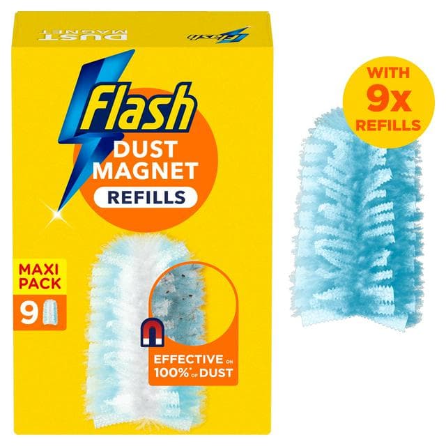 Flash Duster Dust Magnet Trap & Lock Refills x9 - gallery image 1