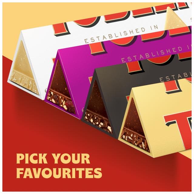 Toblerone Orange Twist with Honey & Almond Nougat Chocolate Bar 360g - gallery image 4