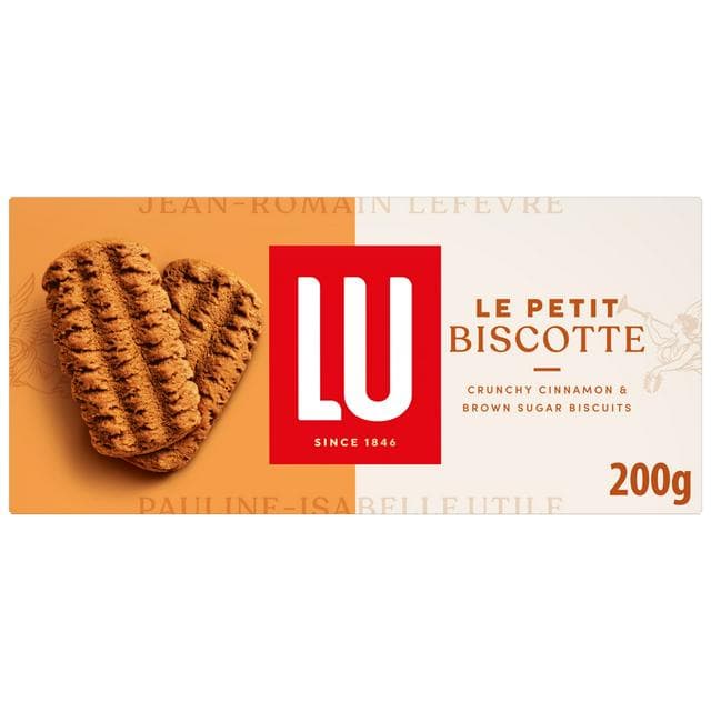 LU Le Petit Biscotte Crunchy Cinnamon Brown Sugar Biscuits 200g - gallery image 1