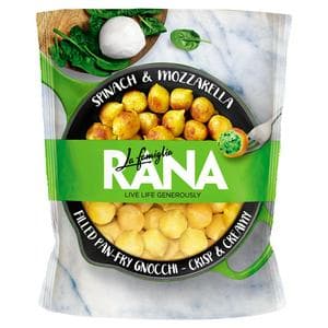 La Famiglia Rana 280g Spinach & Mozzarella Filled Pan Fry Gnocchi