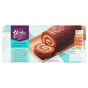 Sainsbury's 235g Cappuccino Sponge Roll, Taste the Difference
