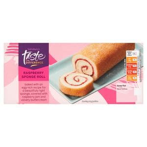Sainsbury's 268g Raspberry Sponge Roll, Taste the Difference