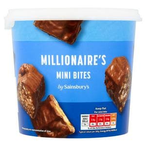 Sainsbury's 260g Millionaire's Mini Bites Tub