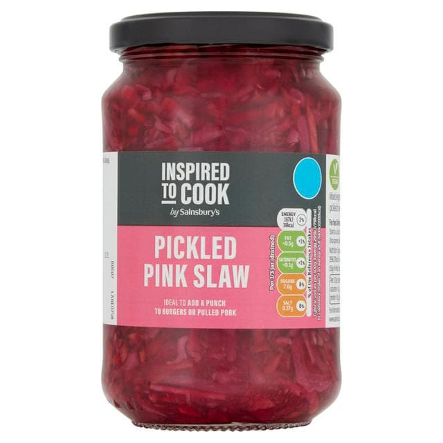 Sainsbury's Pickled Pink Slaw, Inspired to Cook 340g (170g*) - gallery image 1