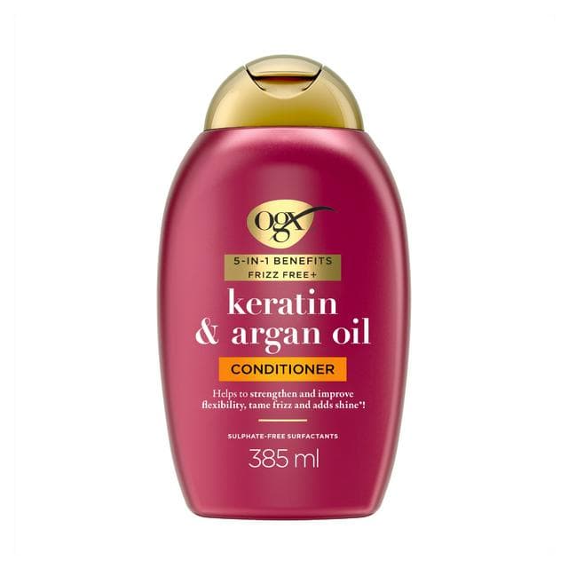 Ogx 385ml benefits Frizz Free+ Keratin & Argan 5 in 1 Hair Oil Conditioner - gallery image 1