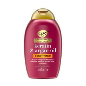 Ogx 385ml benefits Frizz Free+ Keratin & Argan 5 in 1 Hair Oil Conditioner