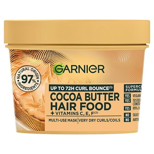 Garnier Ultimate Blends Cocoa Butter Hair Food Multi Use Mask 400ml - gallery image 1