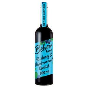Belvoir Farm Blueberry & Blackcurrant Cordial 500ml