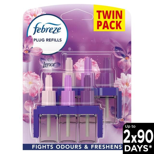 Febreze 3Volution Air Freshener Plug In Refill Exotic Bloom 2 x 20ml - gallery image 1