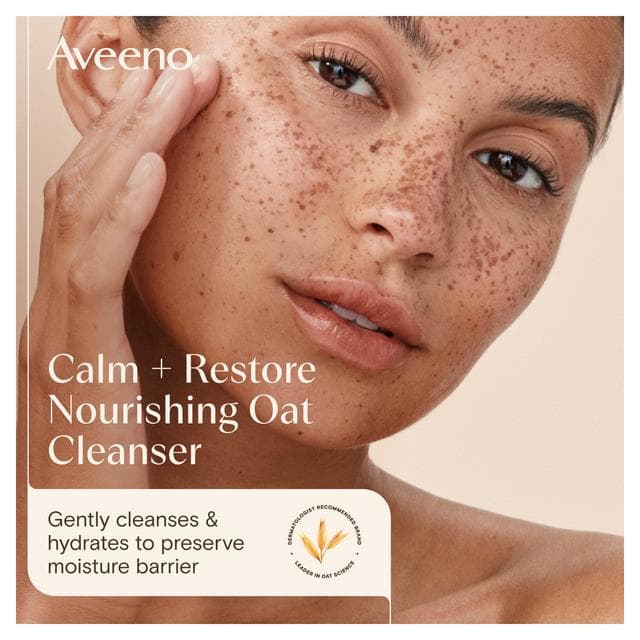 Aveeno Face Calm & Restore Nourishing Oat Face Wash Cleanser 200ml - gallery image 5