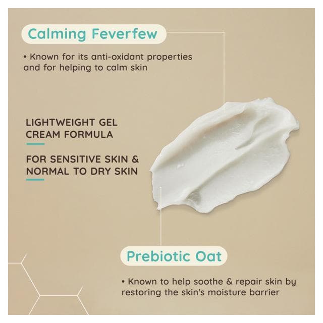 Aveeno Face Calm & Restore Oat Gel Face Cream Moisturiser 50ml - gallery image 4