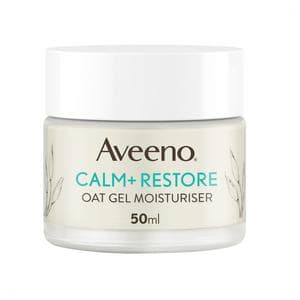 Aveeno Face Calm & Restore Oat Gel Face Cream Moisturiser 50ml