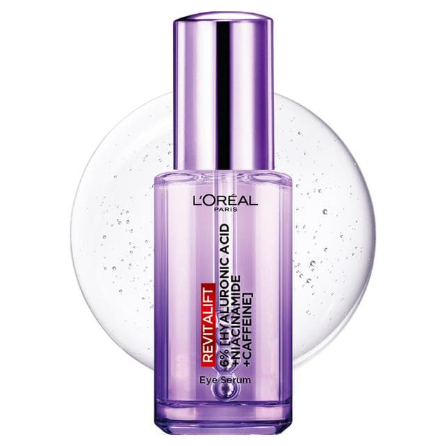 L'Oreal Paris 2.5% Hyaluronic Acid and Caffeine Eye Serum 20ml - gallery image 1