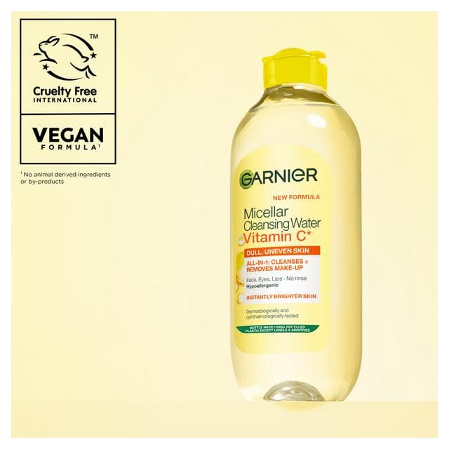 Garnier Micellar Vitamin C Water Makeup Remover For Dull Skin 400ml - gallery image 3