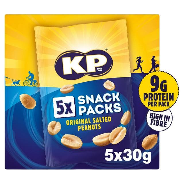 KP Salted Peanuts Multipack x5 - gallery image 1