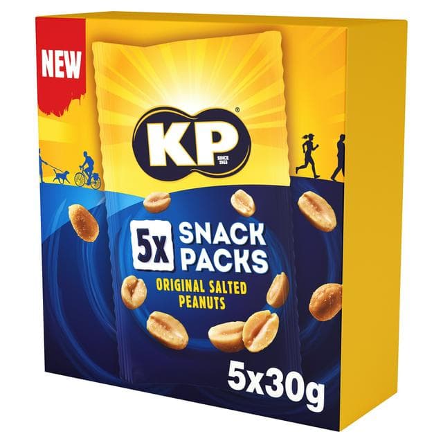 KP Salted Peanuts Multipack x5 - gallery image 1