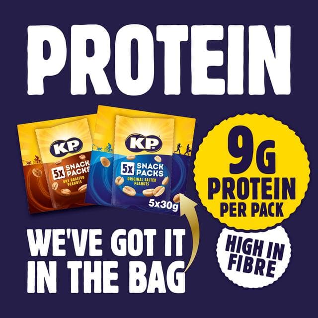KP Salted Peanuts Multipack x5 - gallery image 2