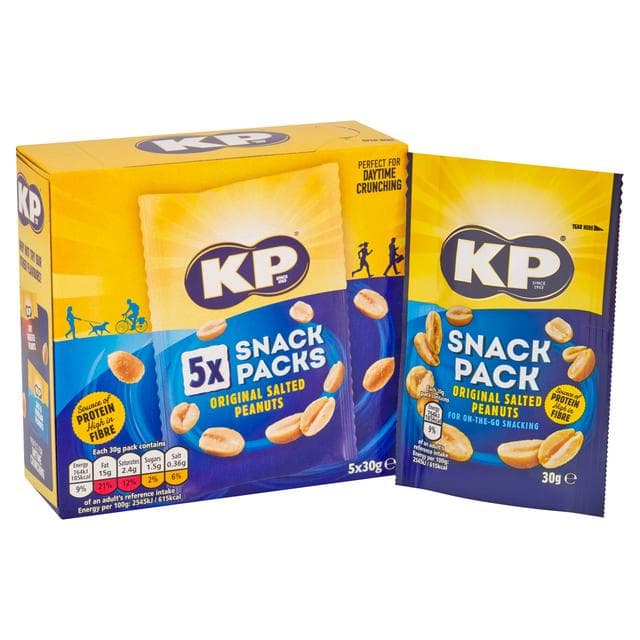 KP Salted Peanuts Multipack x5 - gallery image 2