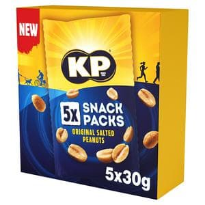 KP Salted Peanuts Multipack x5