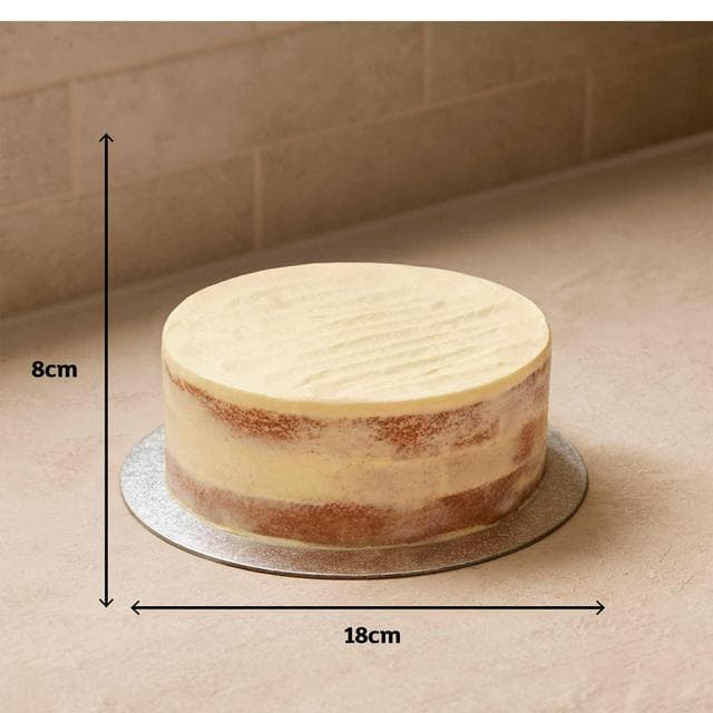Sainsbury's 1.4kg Vanilla Naked Celebration Cake, Taste the Difference - gallery image 3