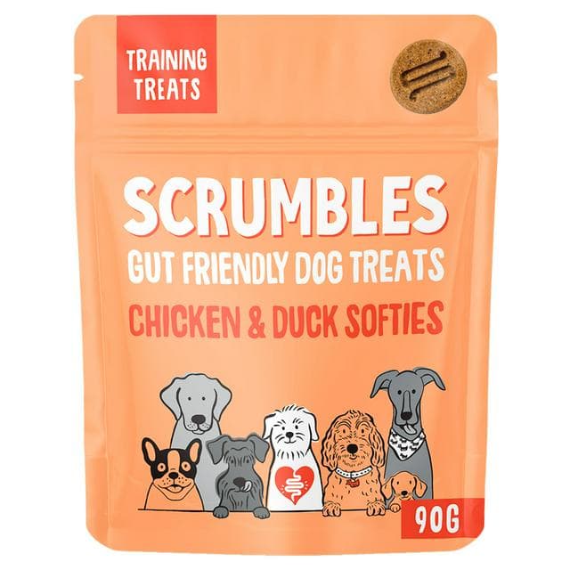 Scrumbles Chicken & Duck Natural Dog Treats 90g - gallery image 1