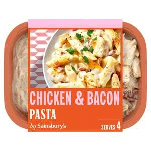Sainsbury's Chicken & Bacon Pasta Ready Meal For 4 1.5kg