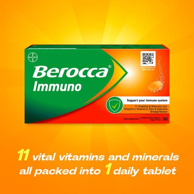 Berocca Immuno-Energy & Immune Support Tablets x30 - gallery image 2
