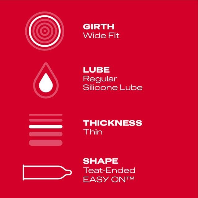Durex Thin Feel XL Condoms Pack x12 - gallery image 3
