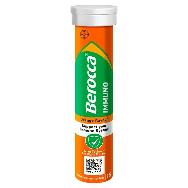 Berocca Immuno-Energy & Immune Support Tablets x15 - gallery image 1