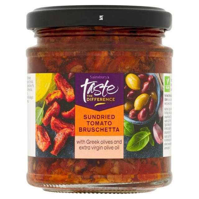 Sainsbury's Sundried Tomato & Olive Bruschetta, Taste the Difference 170g - gallery image 1