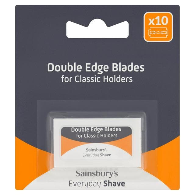 Sainsbury's Everyday Double Edge Blades x10 - gallery image 1
