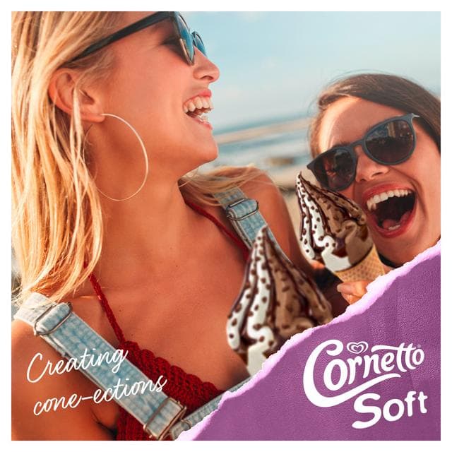 Cornetto Soft Cookie & Chocolate Ice Cream Cones 4x140ml - gallery image 4