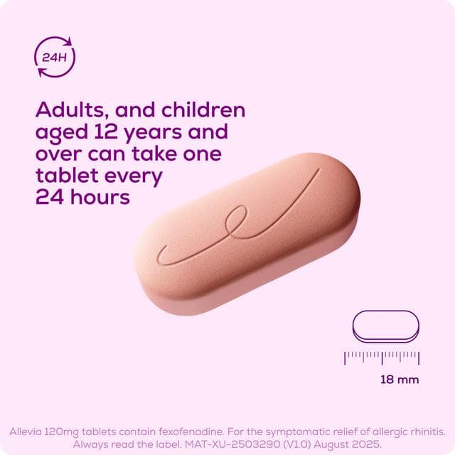 Allevia Hayfever Allergy Relief Tablets x15 - gallery image 2