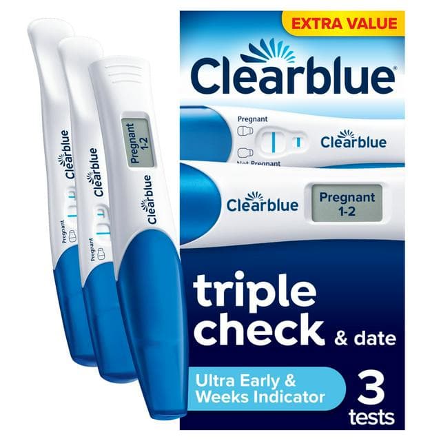 Clearblue Pregnancy Tests Triple check & Date 3 Pack - gallery image 1