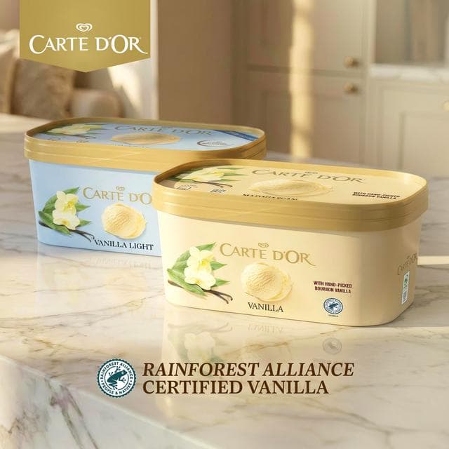 Carte D'or 900ml Madagascan Vanilla Ice Cream Tub - gallery image 2