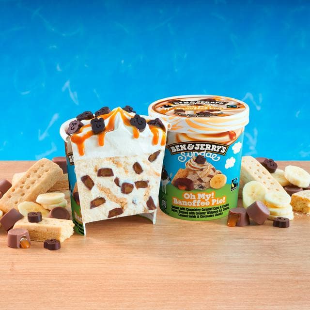 Ben & Jerry's Sundae Oh My! Banoffee Pie! Ice Cream Tub 427ml - gallery image 4