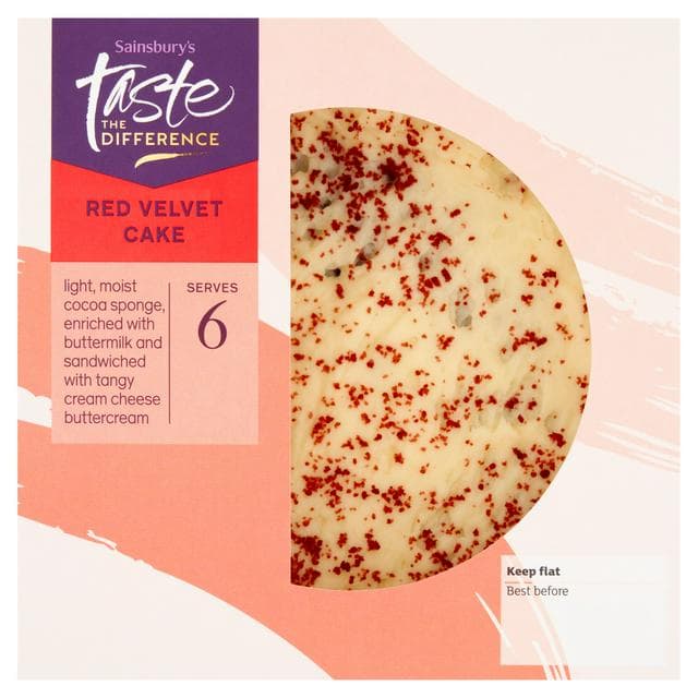 Sainsbury's Red Velvet Cake, Taste the Difference 390g - gallery image 1