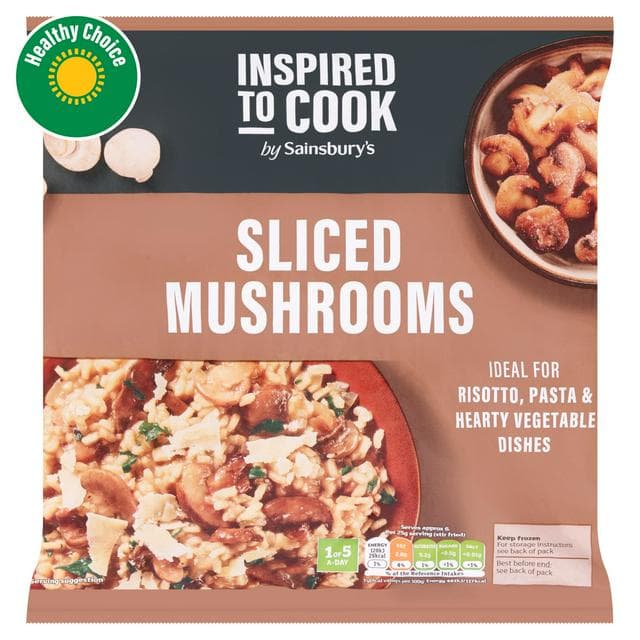 Sainsbury's Sliced Mushrooms, Inspired to Cook 500g - gallery image 1