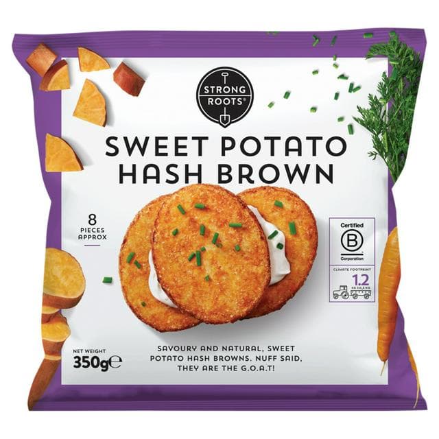 Strong Roots Sweet Potato Hash Brown 350g - gallery image 1