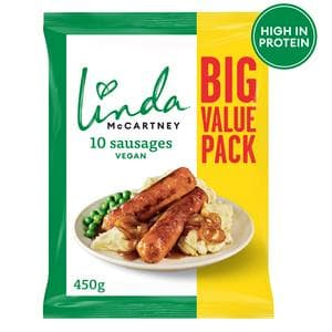 Linda McCartney's 10 Vegetarian Sausages 450g