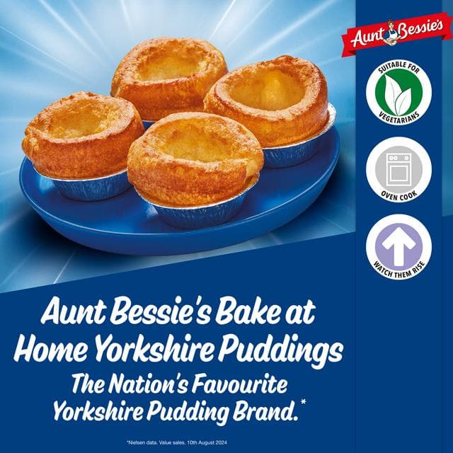 Aunt Bessie's Bake at Home Yorkshire Puddings x12 370g - gallery image 2